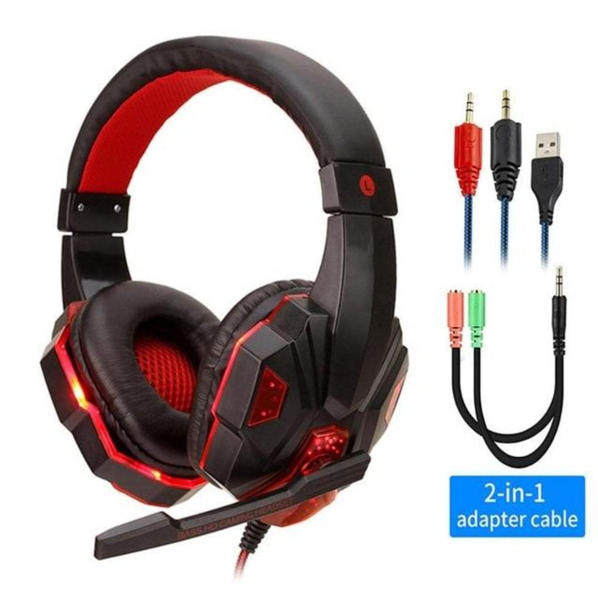 LED Gaming Headset Dragon G9800 - Revised Core Meaning Title