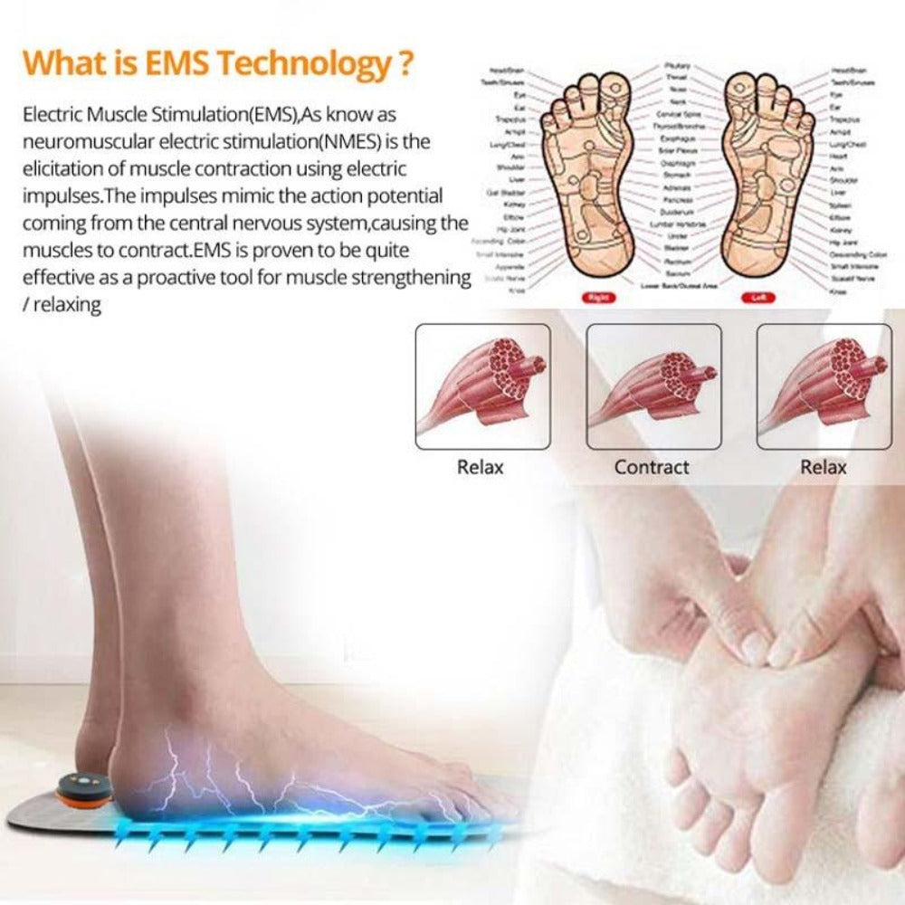 Compact Electronic Foot Massage Mat