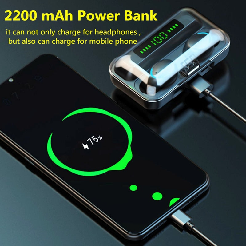 BTMAX Waterproof Wireless Earbuds with Ninja Dragon Sound - Bluetooth 5.1