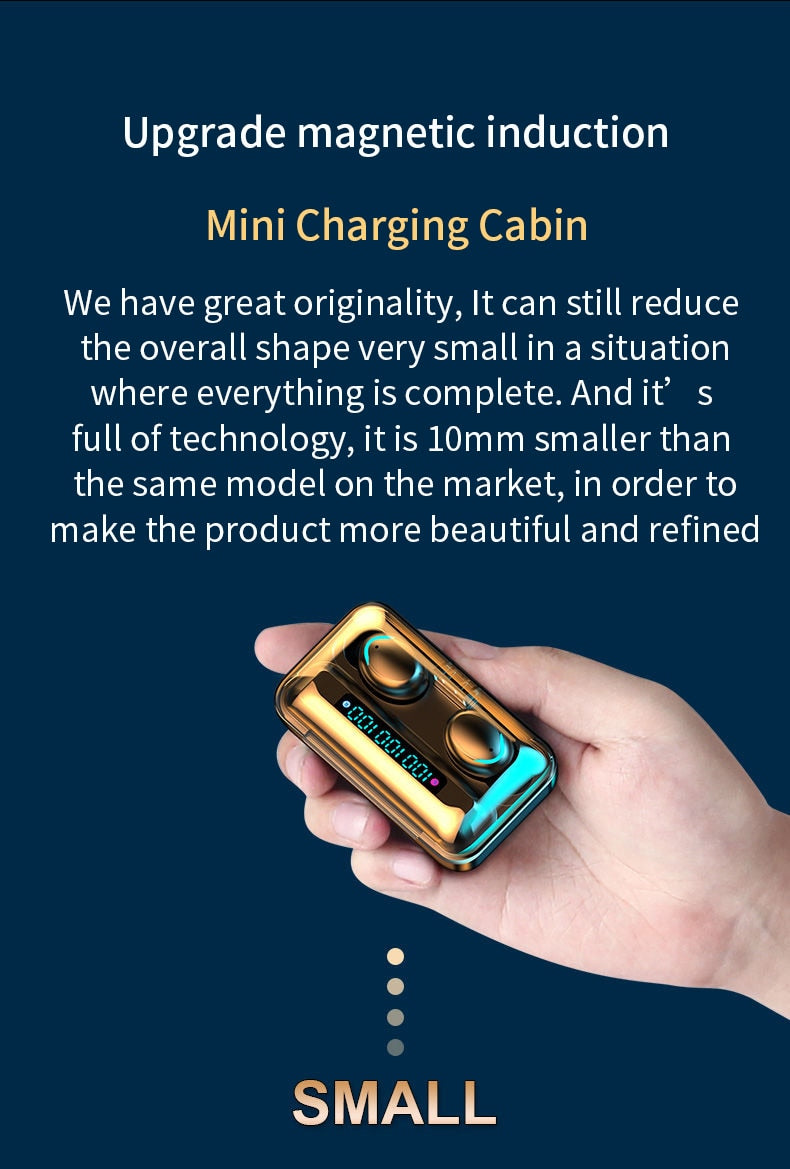 BTMAX Waterproof Wireless Earbuds with Ninja Dragon Sound - Bluetooth 5.1