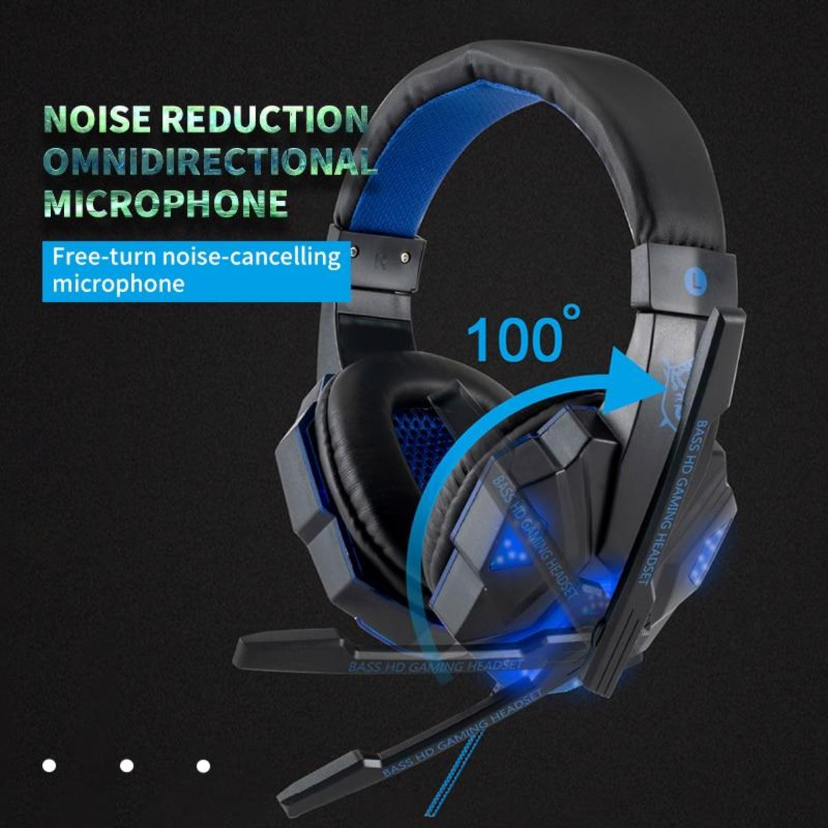 LED Gaming Headset Dragon G9800 - Revised Core Meaning Title