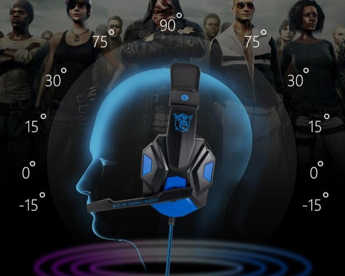 LED Gaming Headset Dragon G9800 - Revised Core Meaning Title