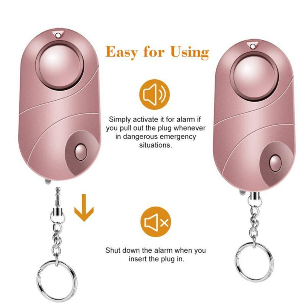 Flashing Keychain Alarm for Personal Safety