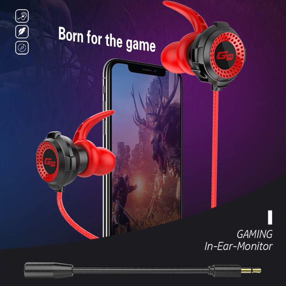 Extension Microphone Gaming Earphones - Dragon G2000 3.5mm