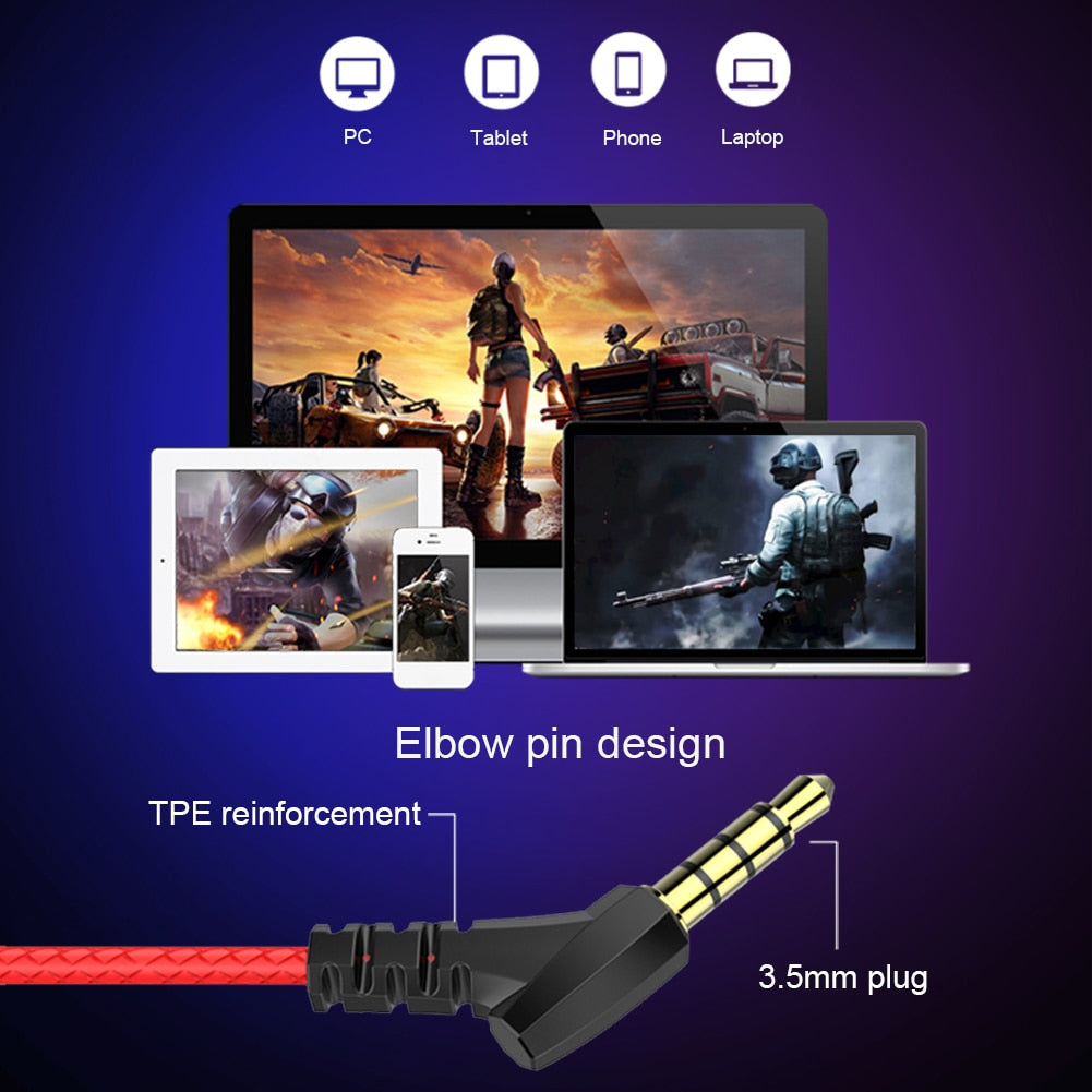 Extension Microphone Gaming Earphones - Dragon G2000 3.5mm