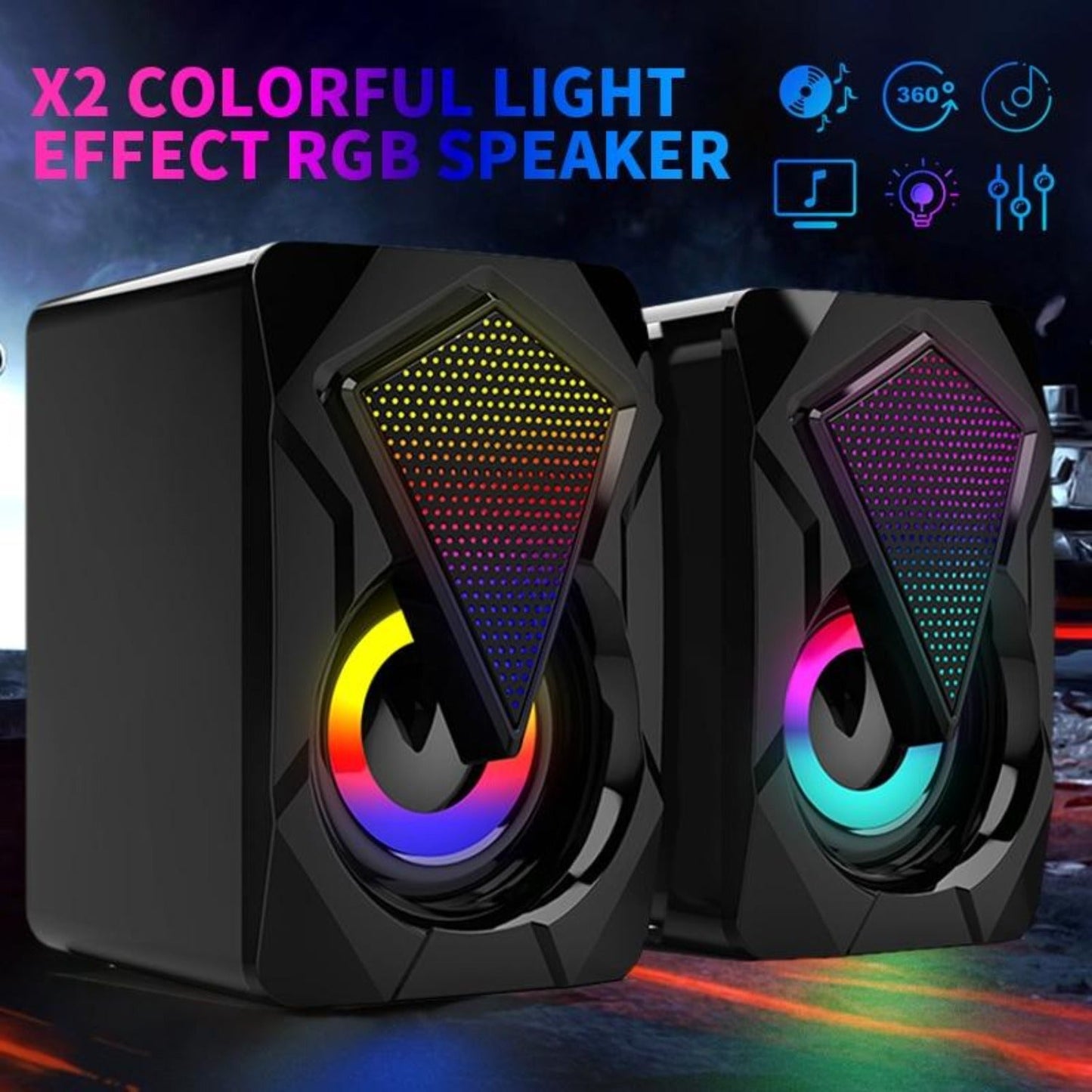 RGB Gaming Speakers for PC Gamers