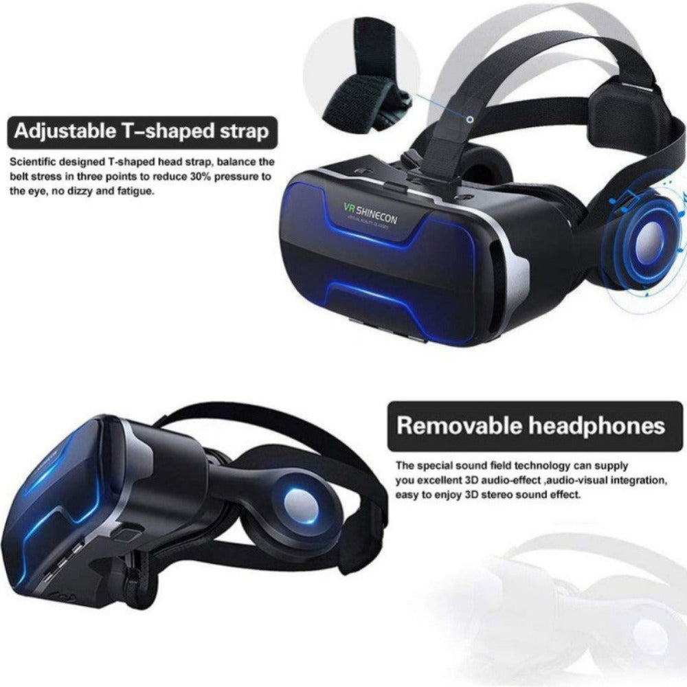 Dragon Blaze Virtual Reality Gaming Headset with Gaming Controller