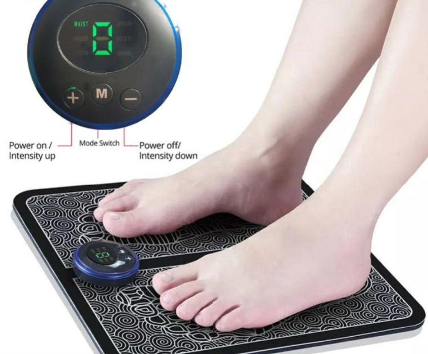 Compact Electronic Foot Massage Mat