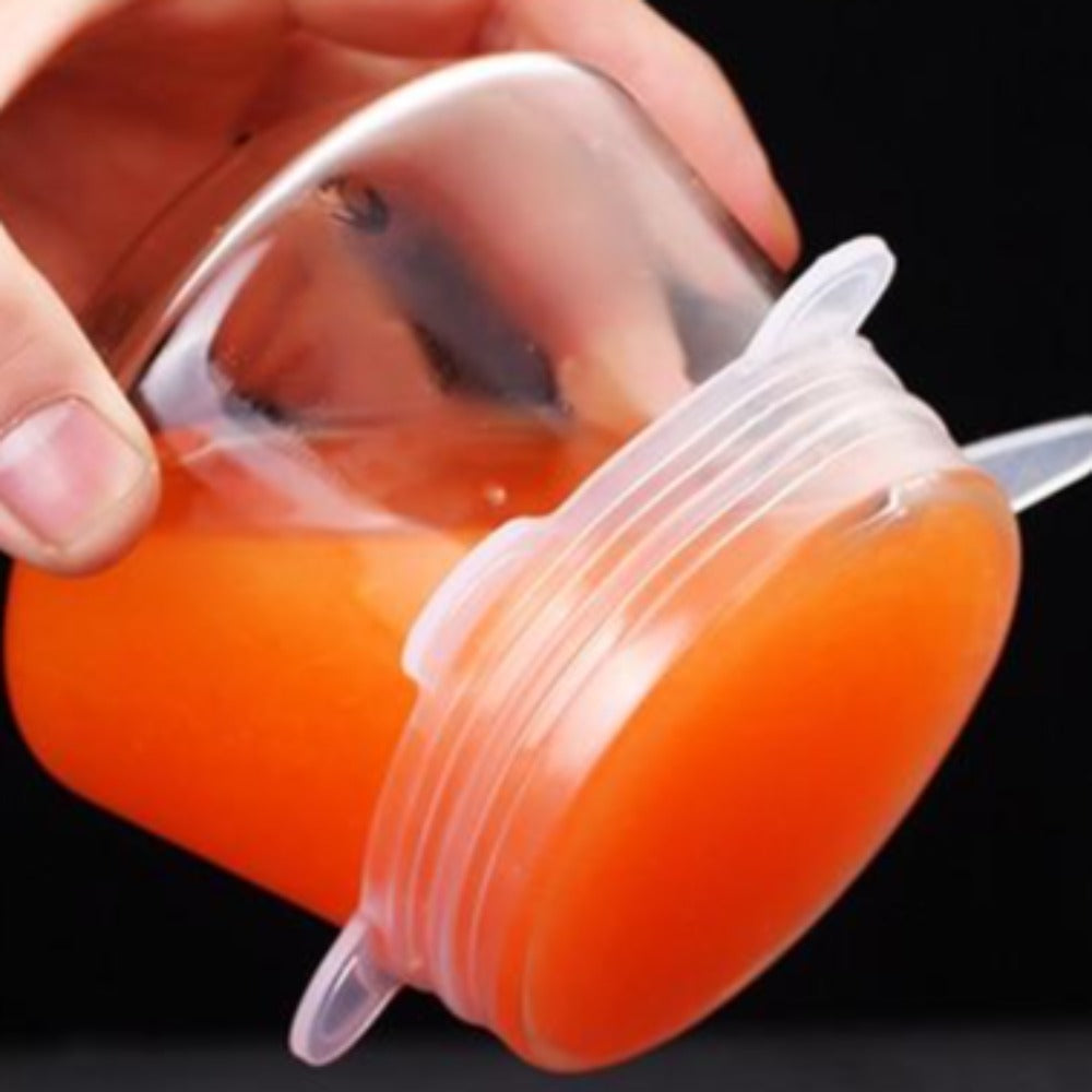 Silicone Cover Set for Food Storage (6 Pieces)