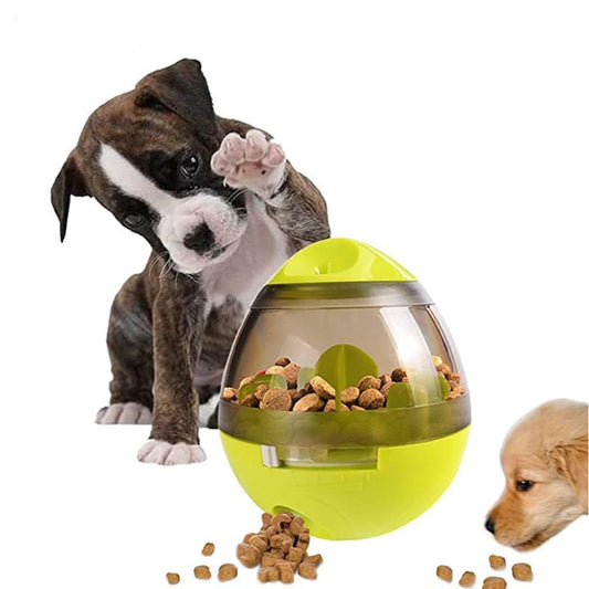 Pets' Food Tumbler Dispenser for Cats and Dogs