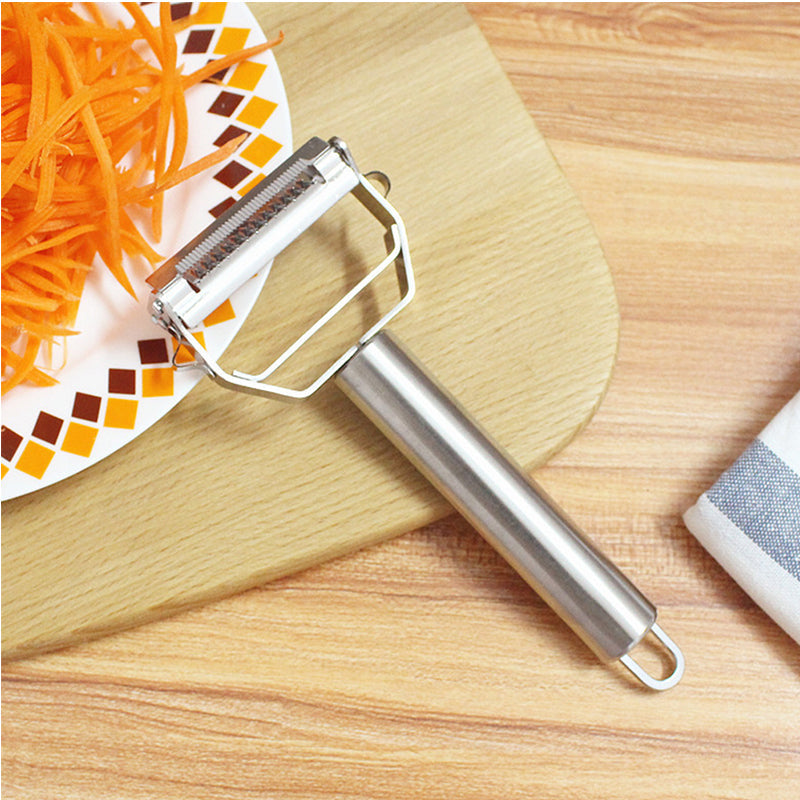 Kitchen Tool for Peeling Vegetables, Fruits, and Potatoes with a Durable Stainless Steel Blade