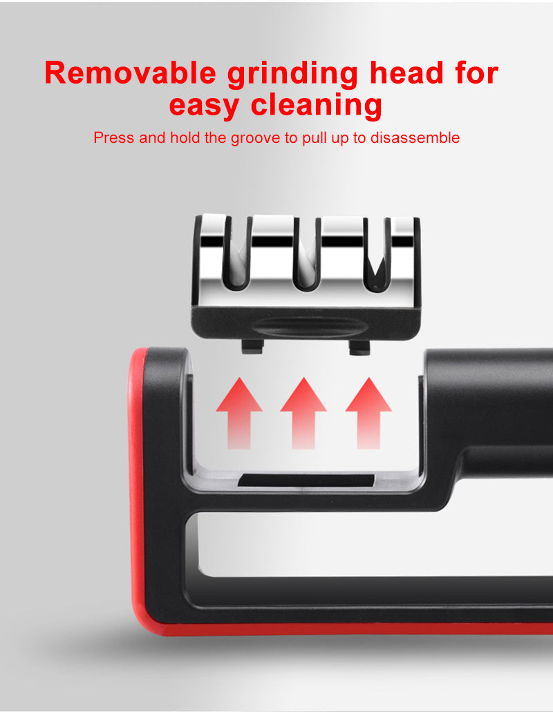 Professional Handheld 3 Stage Knife Sharpening Device