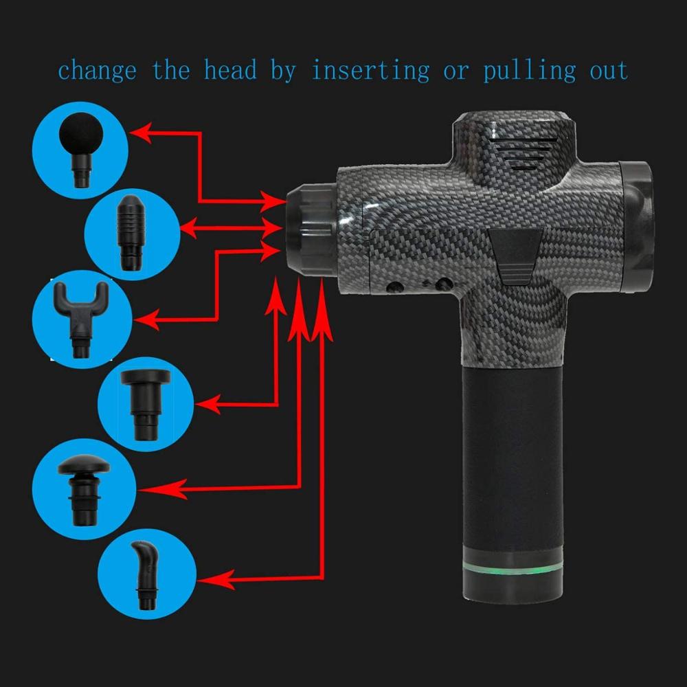 Premium Handheld Massager with 30 Speeds and 6 Interchangeable Heads