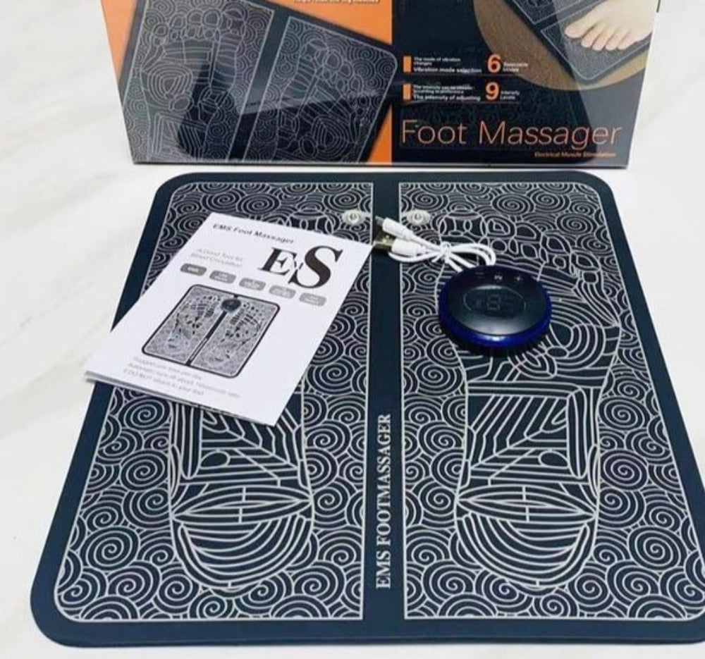 Compact Electronic Foot Massage Mat