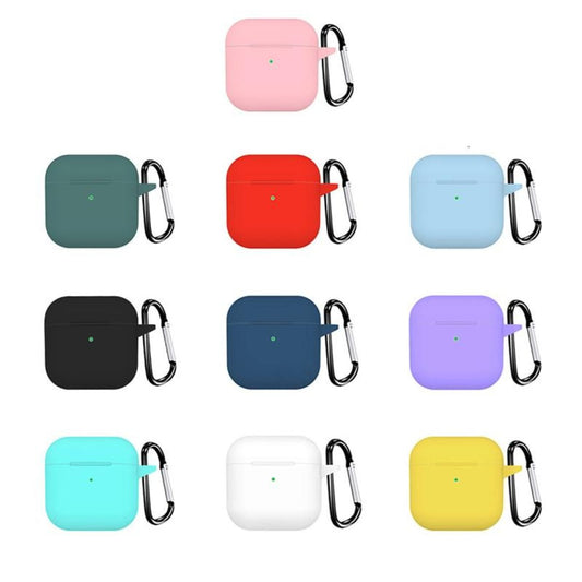 Water-resistant Silicone Carrying Case with Keychain for Airpods (Set of 3)