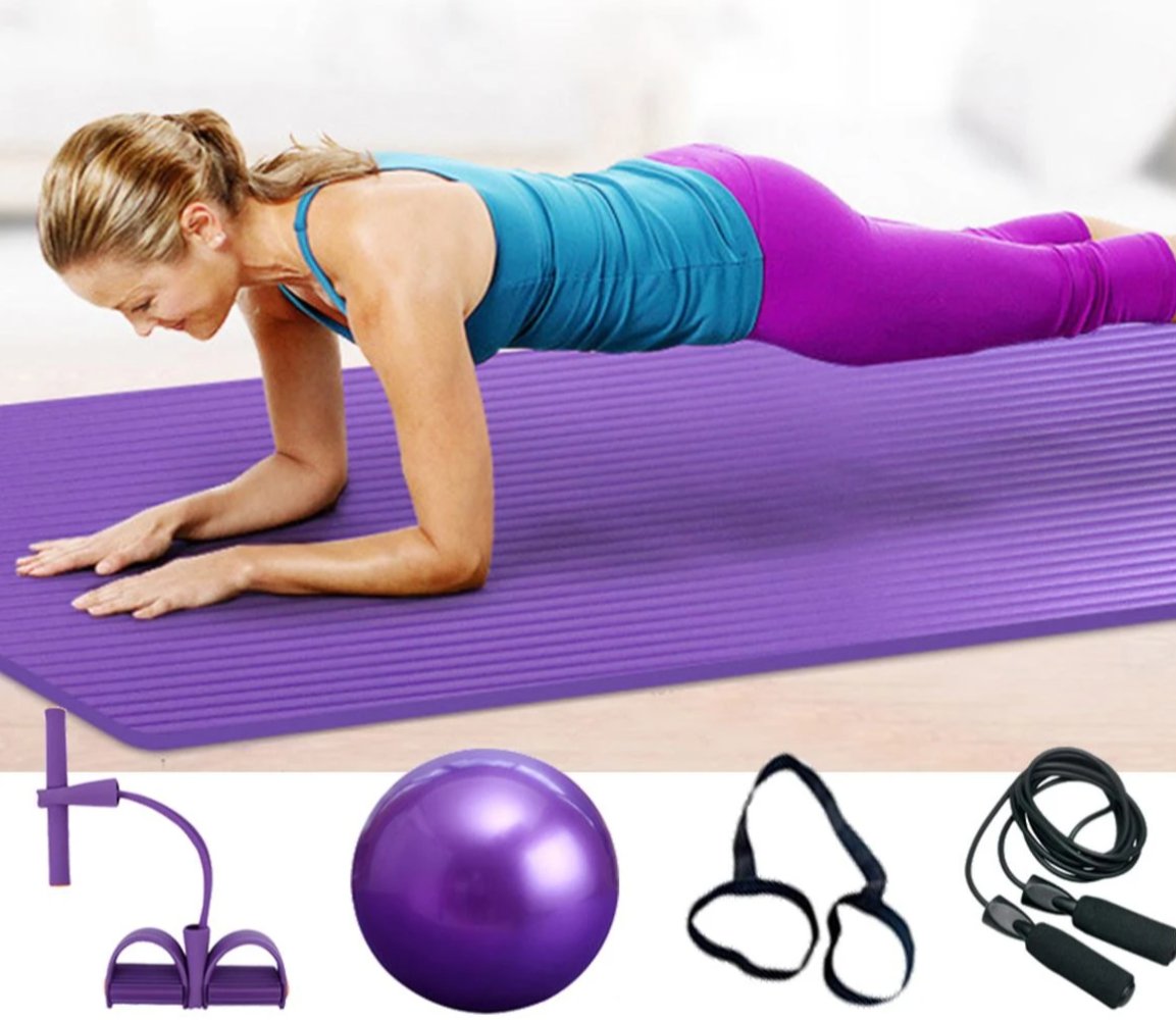 Deluxe 5-Piece Exercise Set for Yoga and Fitness