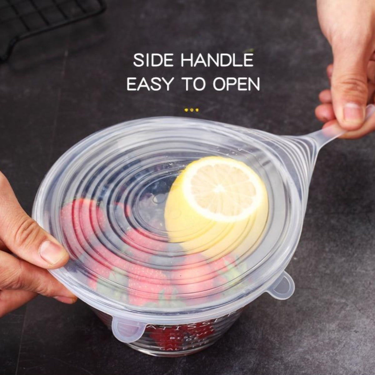 Silicone Cover Set for Food Storage (6 Pieces)