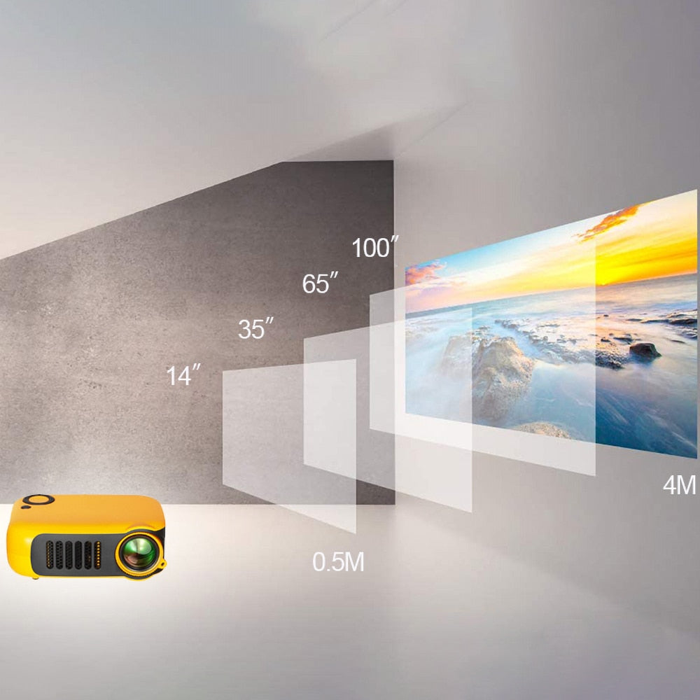 Portable Home Cinema Projector with Full HD Capability