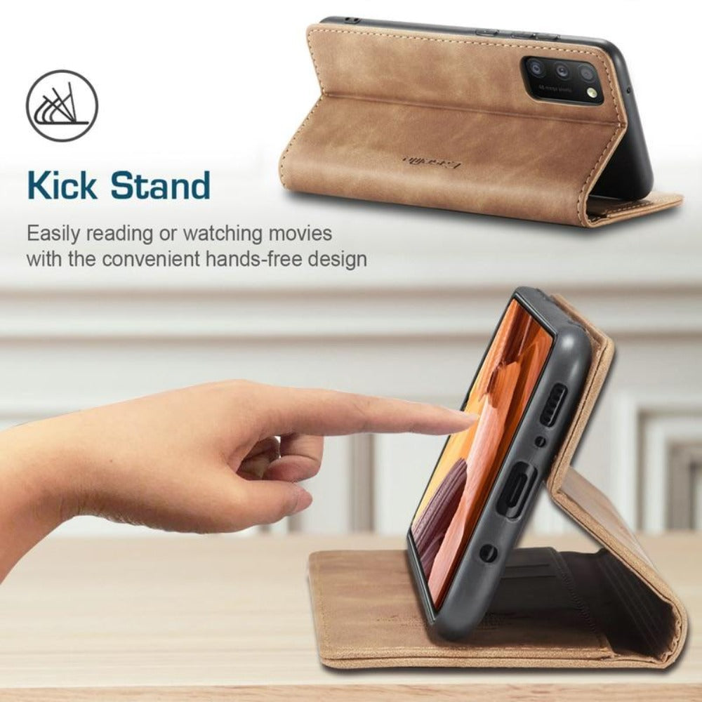 Luxurious Flip Wallet Case with Magnetic Closure for iPhone