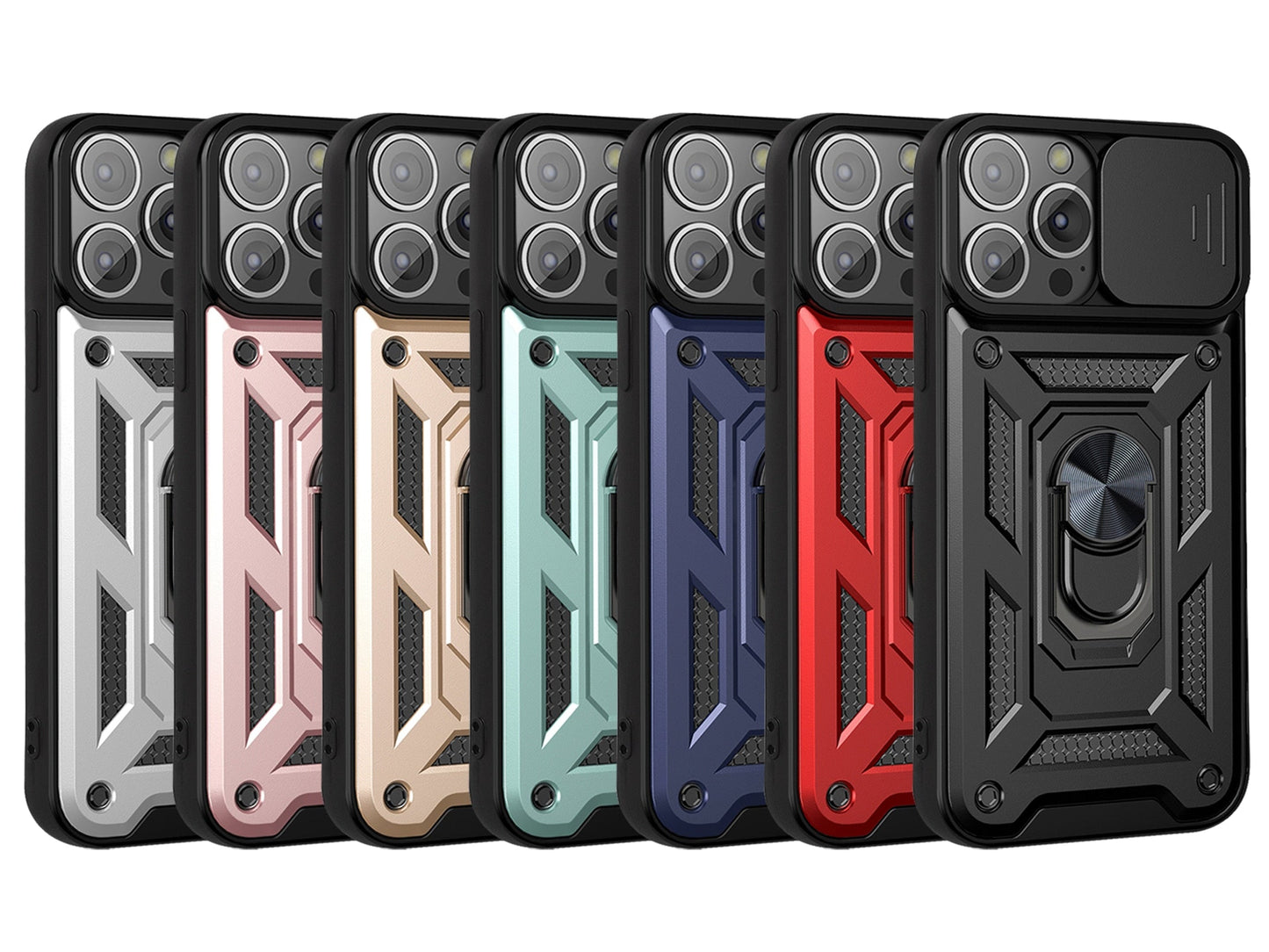 14 Series Camera Lens Cover Kickstand Armor Case for iPhone X: Ensuring 360 Protection