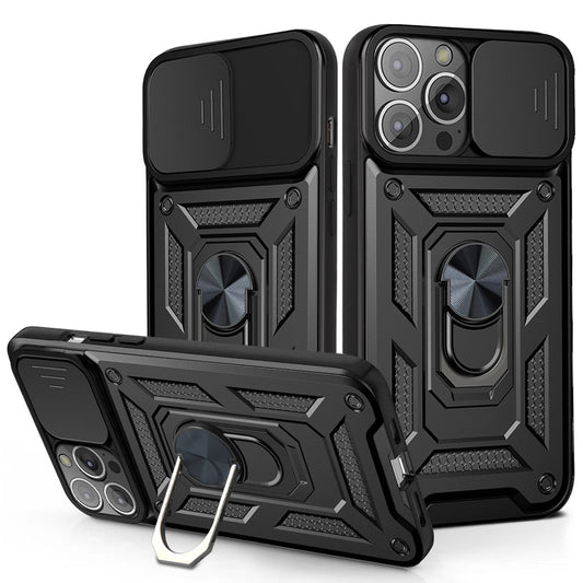 14 Series Camera Lens Cover Kickstand Armor Case for iPhone X: Ensuring 360 Protection