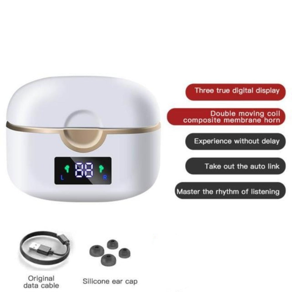 Powerful Bass Touch Bluetooth 5.0 T22PRO Earbuds with a Ninja Dragon Twist