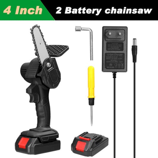 Compact 4 Inch Electric Chainsaw for Efficient Gardening