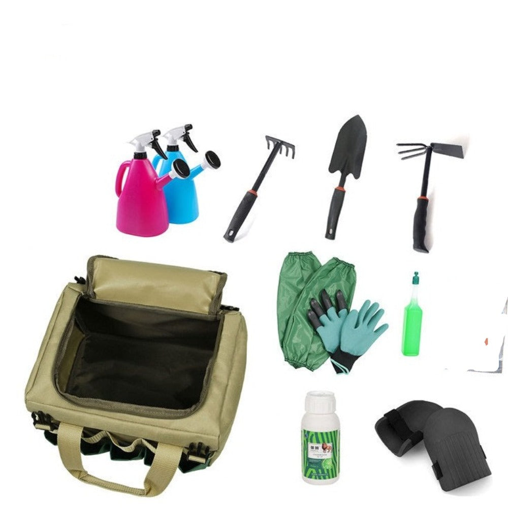 Detachable Mini Chair Multi Purpose Gardening Tool Organizer Bag