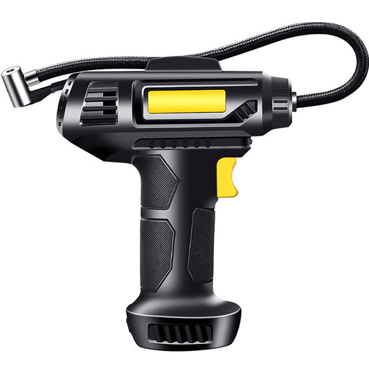 12V Air Compressor Pump with Portable Design and LED Light