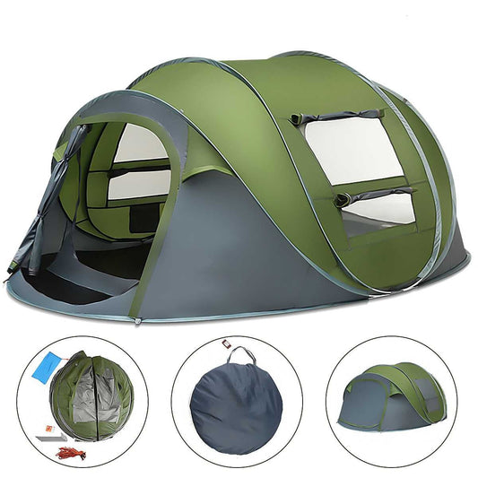 Spacious Automatic Tent for 4-5 Individuals