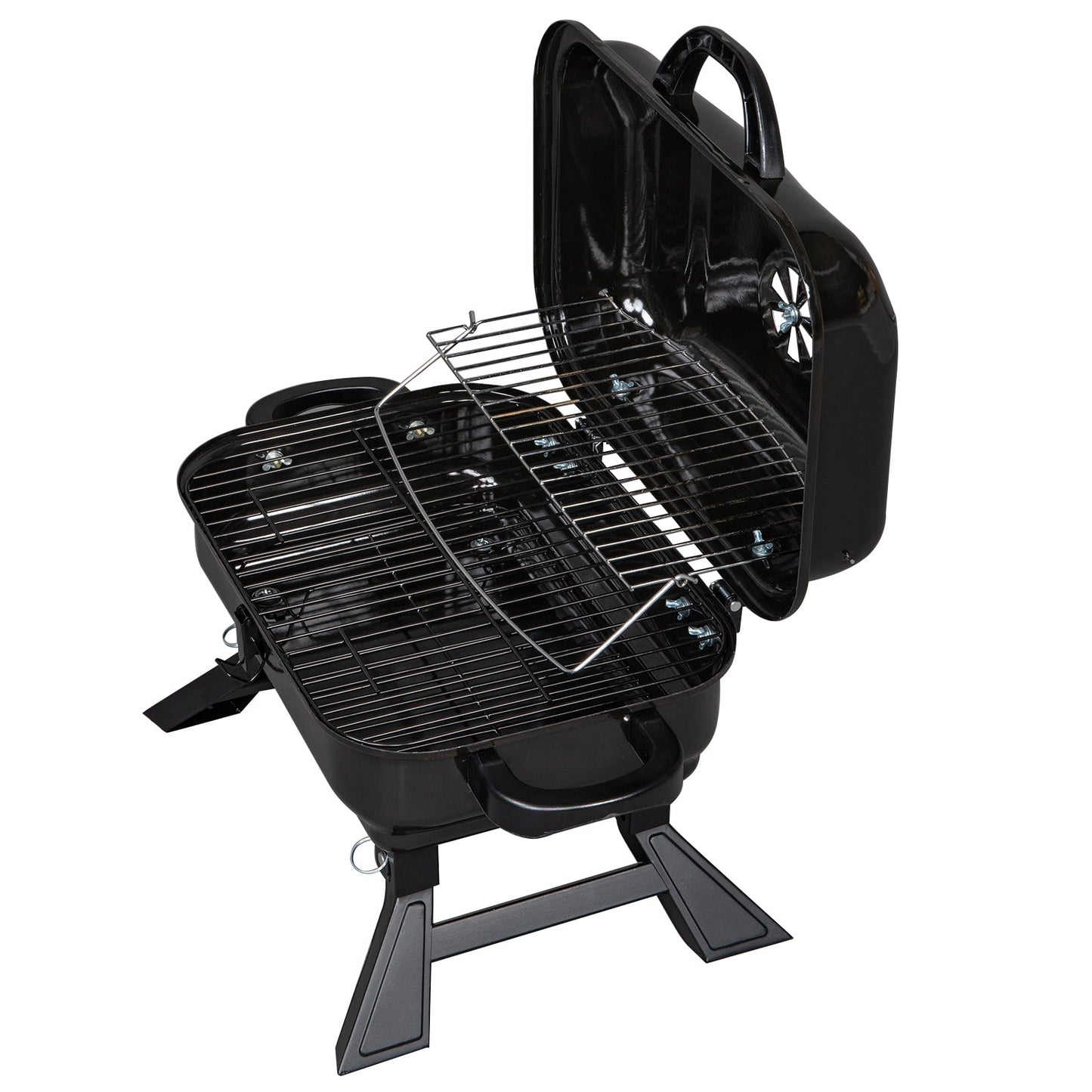 Portable Charcoal Grill for Tabletop Barbecuing