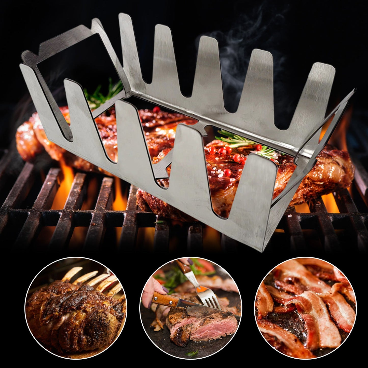 Non-Stick Grilling Rack for BBQ Meat