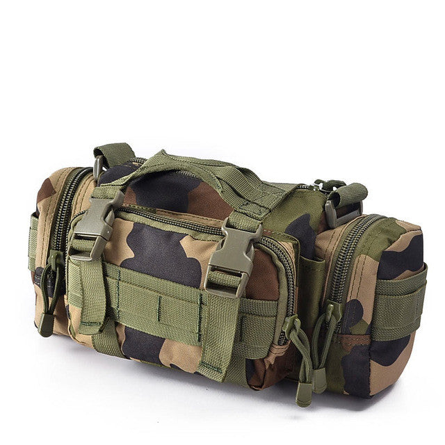 Small Outdoor Travel Sports Bag - Army Inspired Fashion for Your Adventures