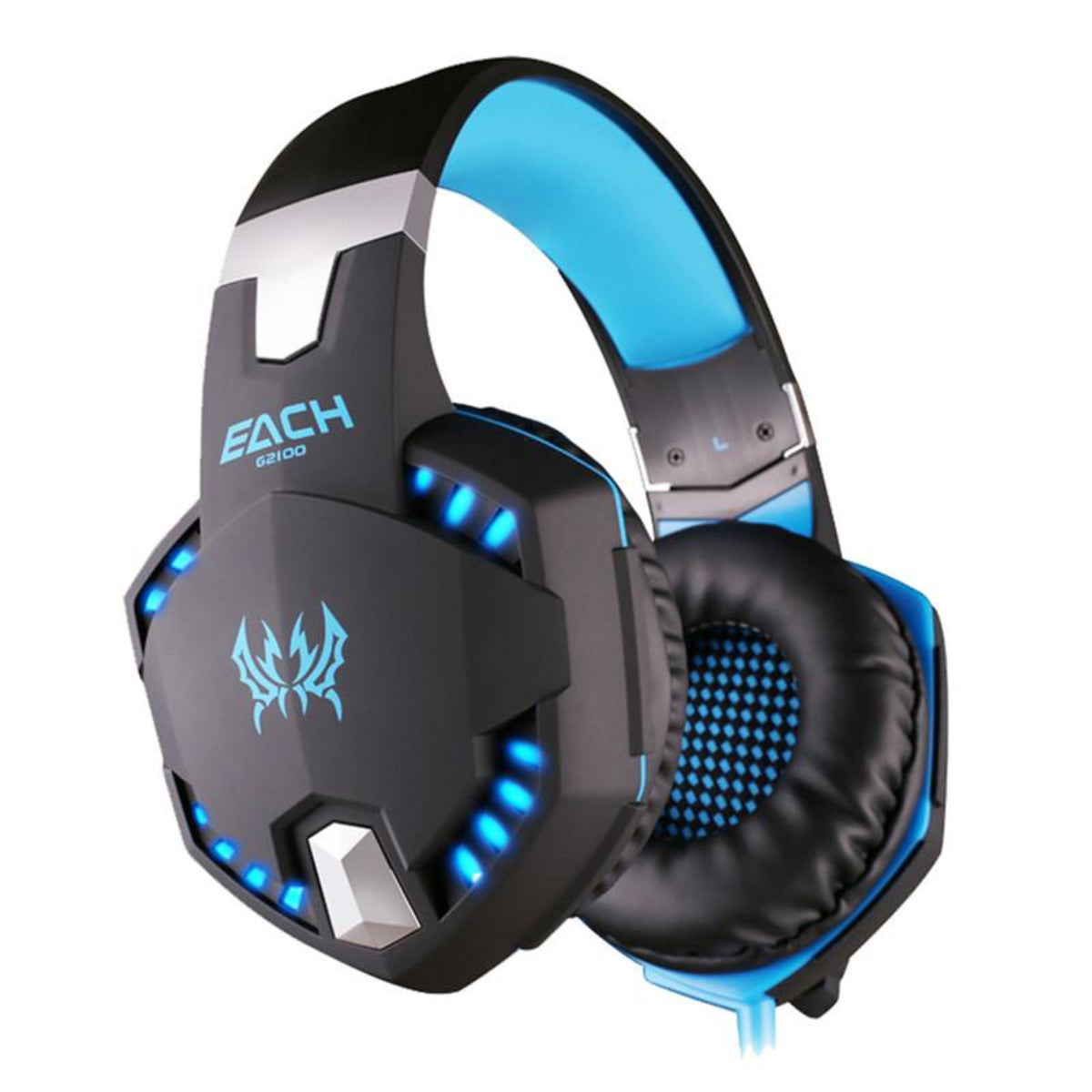 G21Z Vibrating LED Gaming Headset with Mic - Dragon Stealth