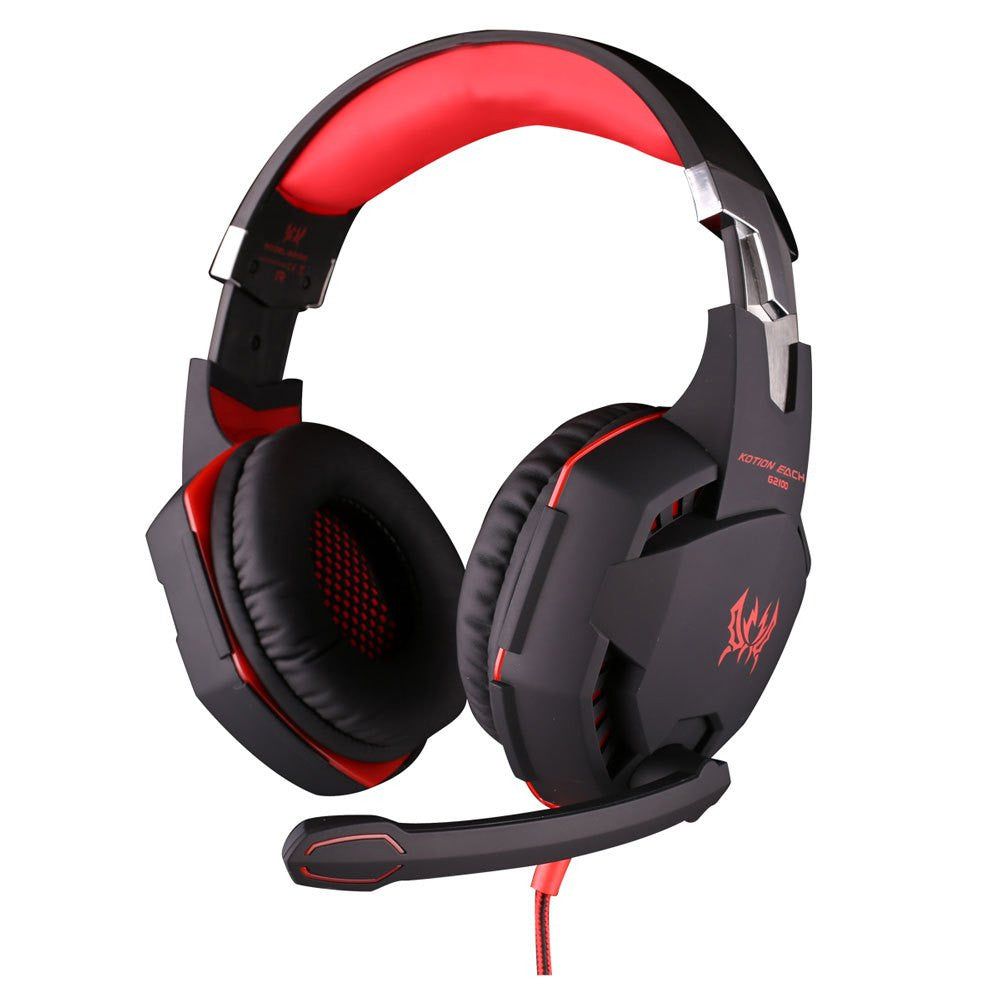 G21Z Vibrating LED Gaming Headset with Mic - Dragon Stealth