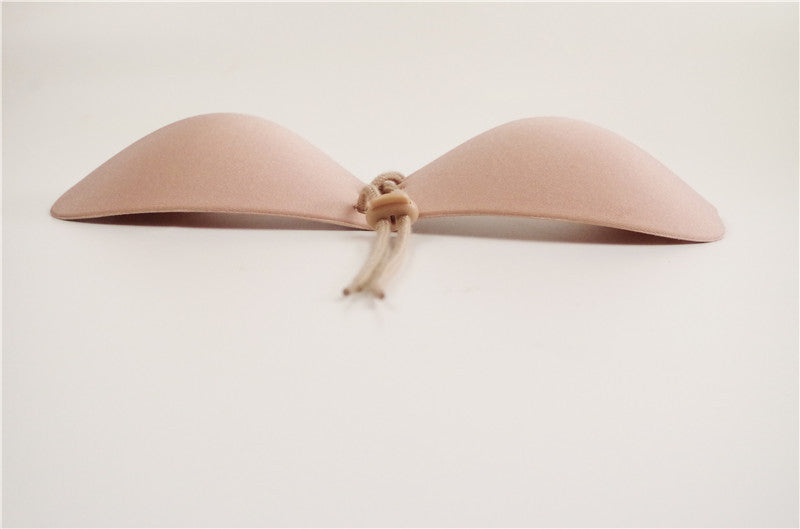 Beige Push Up Bra with Butterfly Design