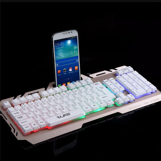 Illuminate Your Gaming with the Y3N USB Wired Colorful LED Keyboard for Ninja Dragons