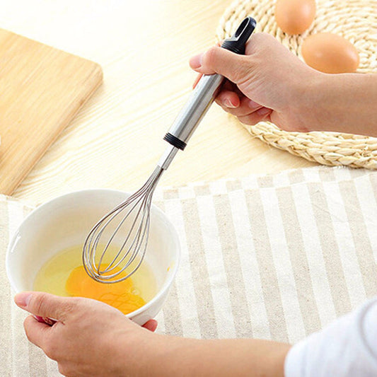 2-Piece Set of Versatile Stainless Steel Egg Beaters