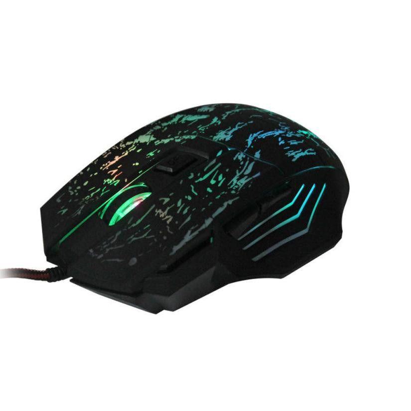 LED Wired Gaming Mouse with 7 Buttons