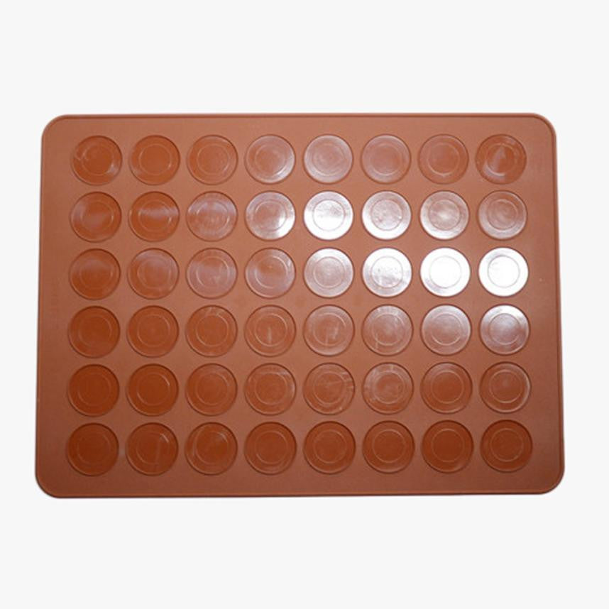 48-Piece Set of Silicone Macaron Baking Molds for Wholesale
