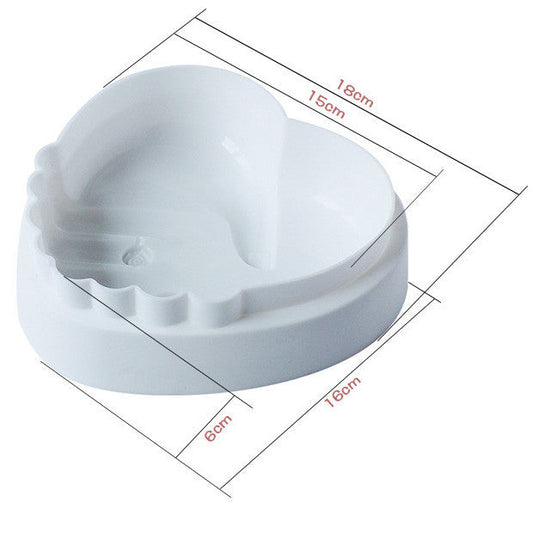 Heart-Shaped Silicone Cake Decorating Mold - Resistant to Heat