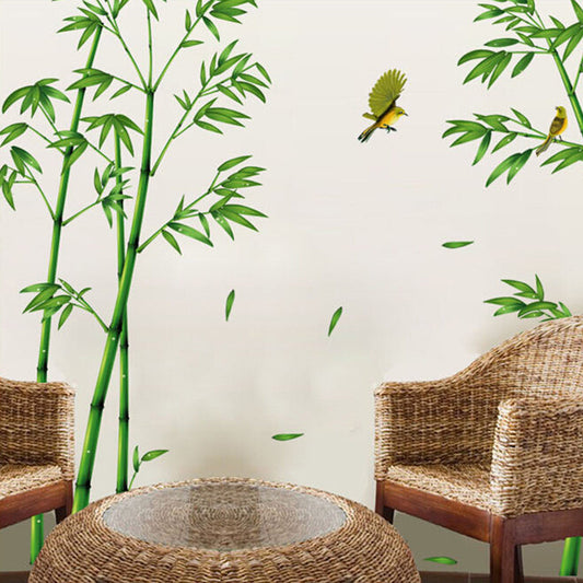 3D Bamboo Forest Wall Stickers for Home Decor