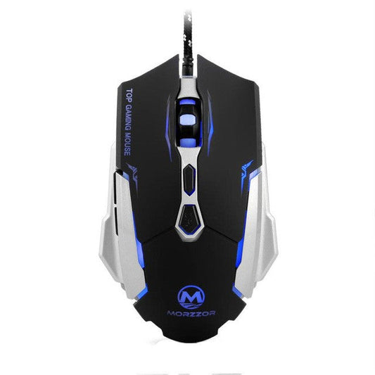 2400 DPI Optical Gaming Mouse with 7D Buttons and LED Lighting