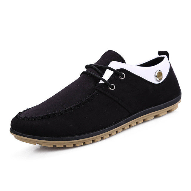 Breathable Lace-up Shoes for Men's Leisure Activities