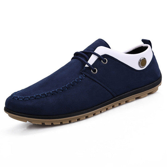 Breathable Lace-up Shoes for Men's Leisure Activities
