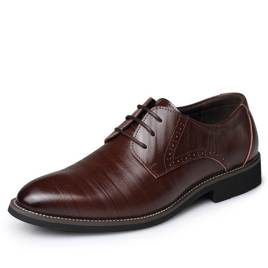 Leather Oxford Shoes for Men's Semi-Formal Attire