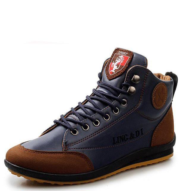 Leisure Men's Lace-Up Sneaker Boots