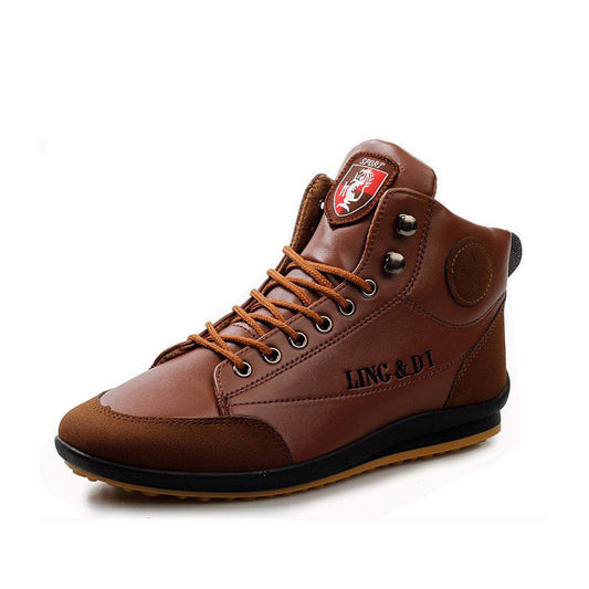 Leisure Men's Lace-Up Sneaker Boots