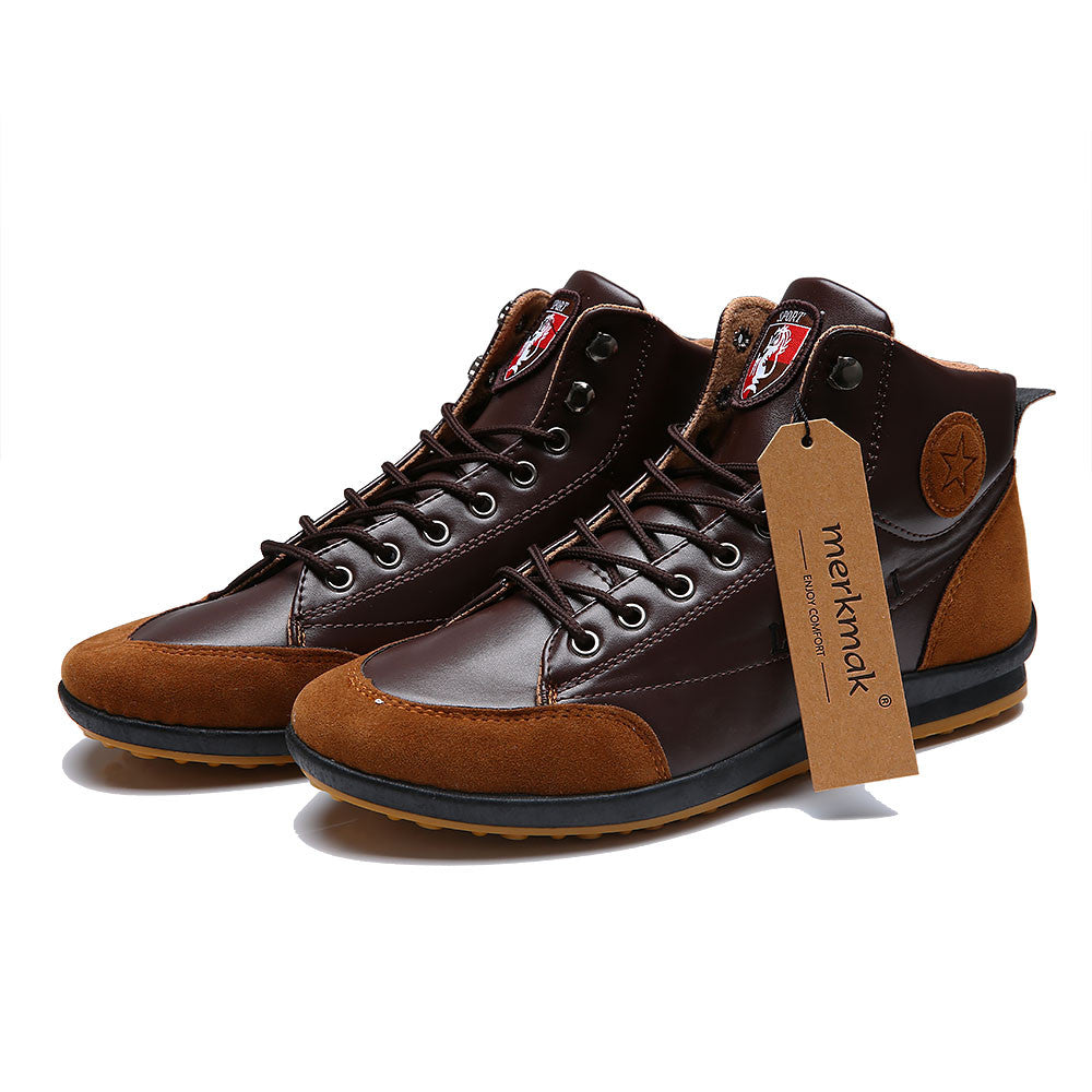 Leisure Men's Lace-Up Sneaker Boots