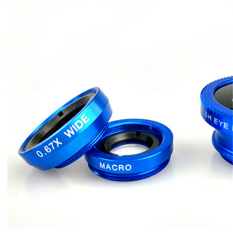 3-in-1 Lens for Special Effects on Mobile Phones